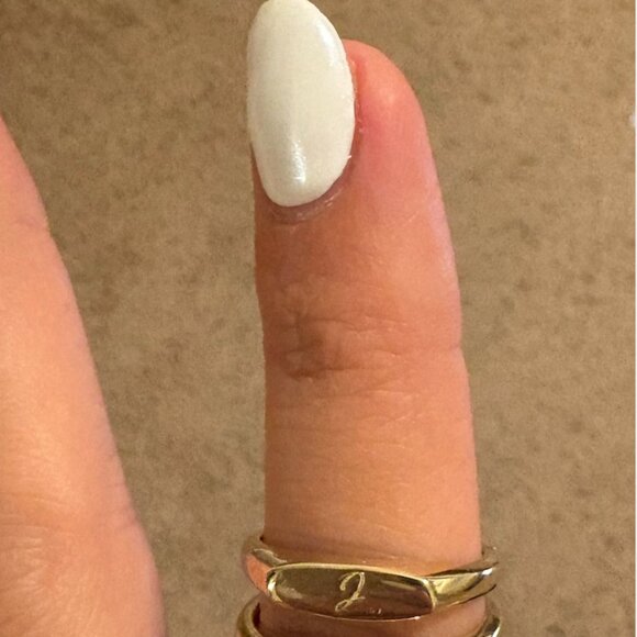 Gold Monogram Ring (J) - Picture 1 of 1